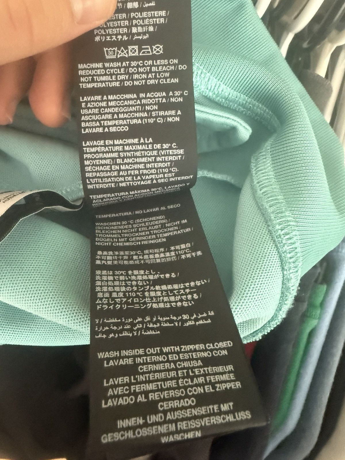 Palm Angels Palm angels track jacket teal/lightblue Size US M / EU 48-50 / 2 - 6 Thumbnail