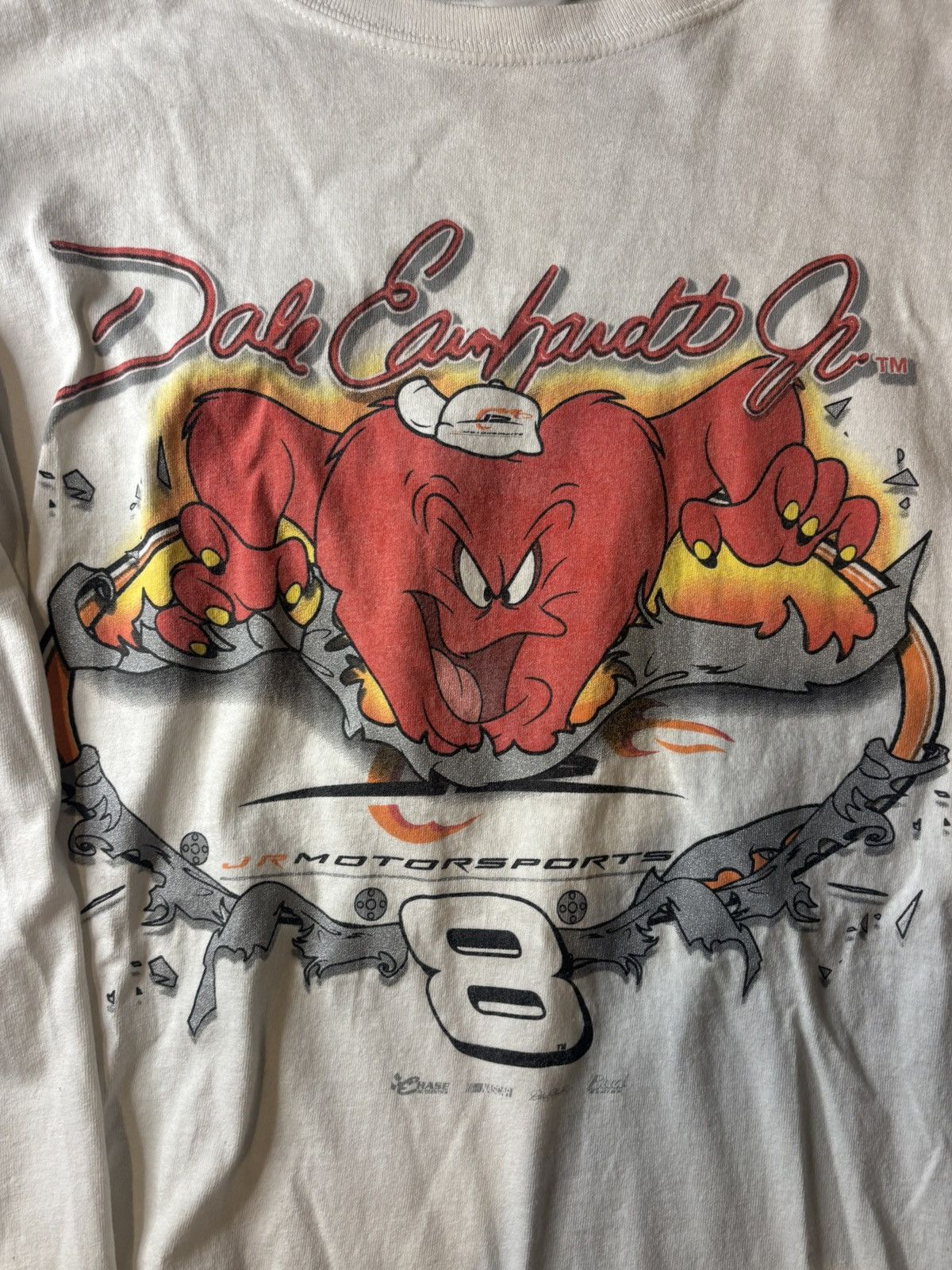 NASCAR Y2K Dale Earnhardt Jr. x Looney Tunes Long Sleeve 🔥 Size US L / EU 52-54 / 3 - 3 Thumbnail