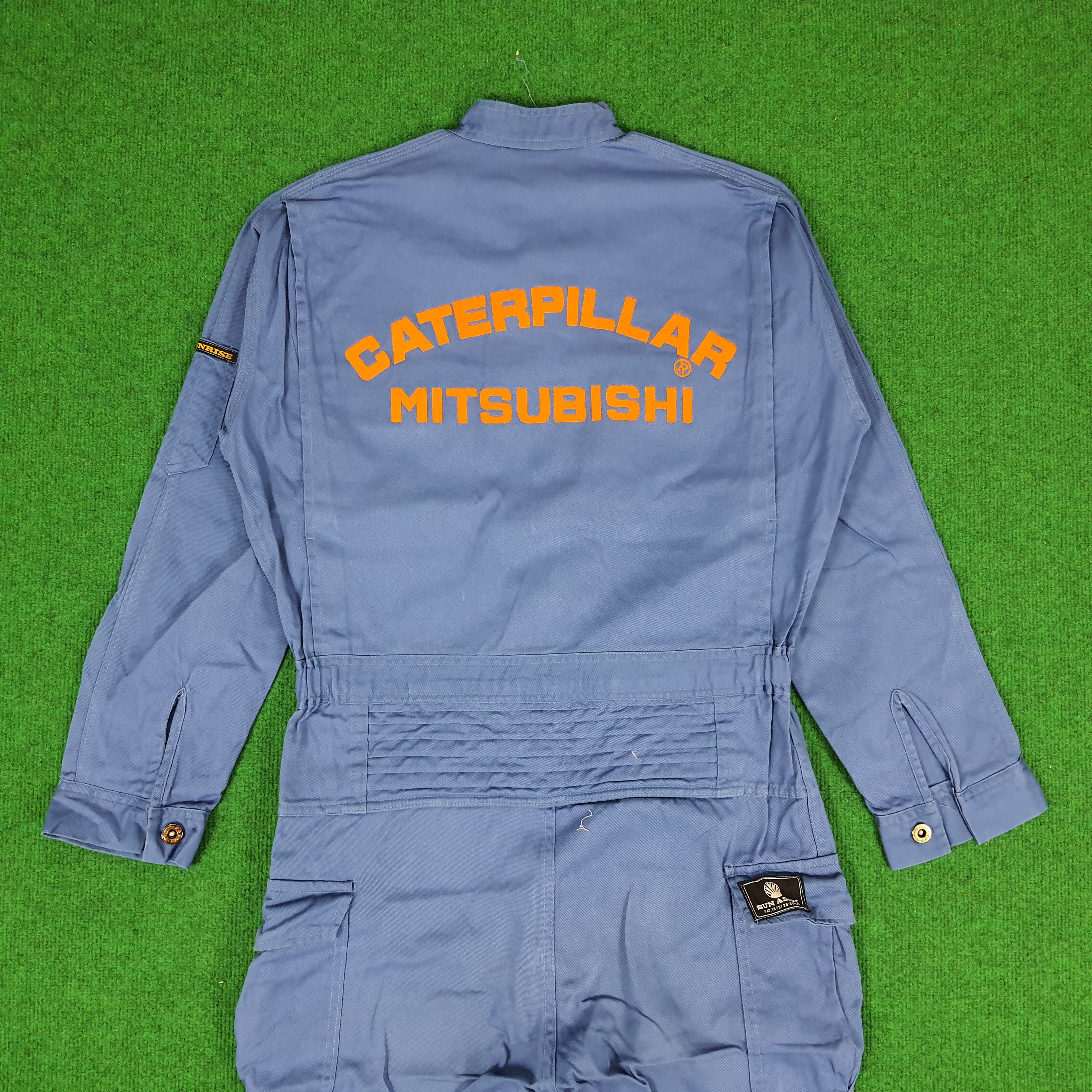 Japanese Brand × Vintage Vintage Caterpillar Mitsubishi Japan Motorsports Coverall Size US M / EU 48-50 / 2 - 2 Thumbnail