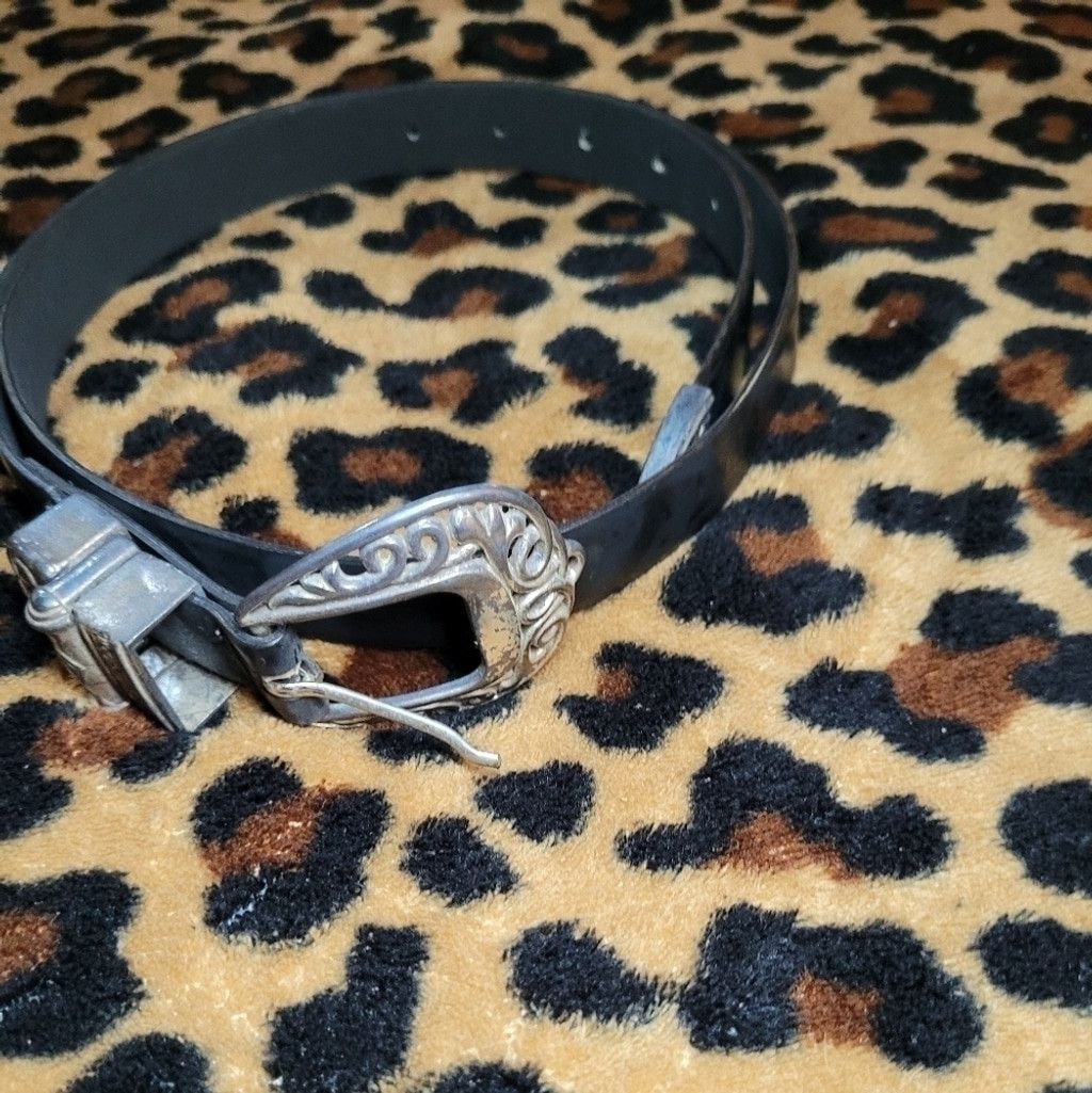 Other Vintage mens leather belt 36 inch Size ONE SIZE - 1 Thumbnail
