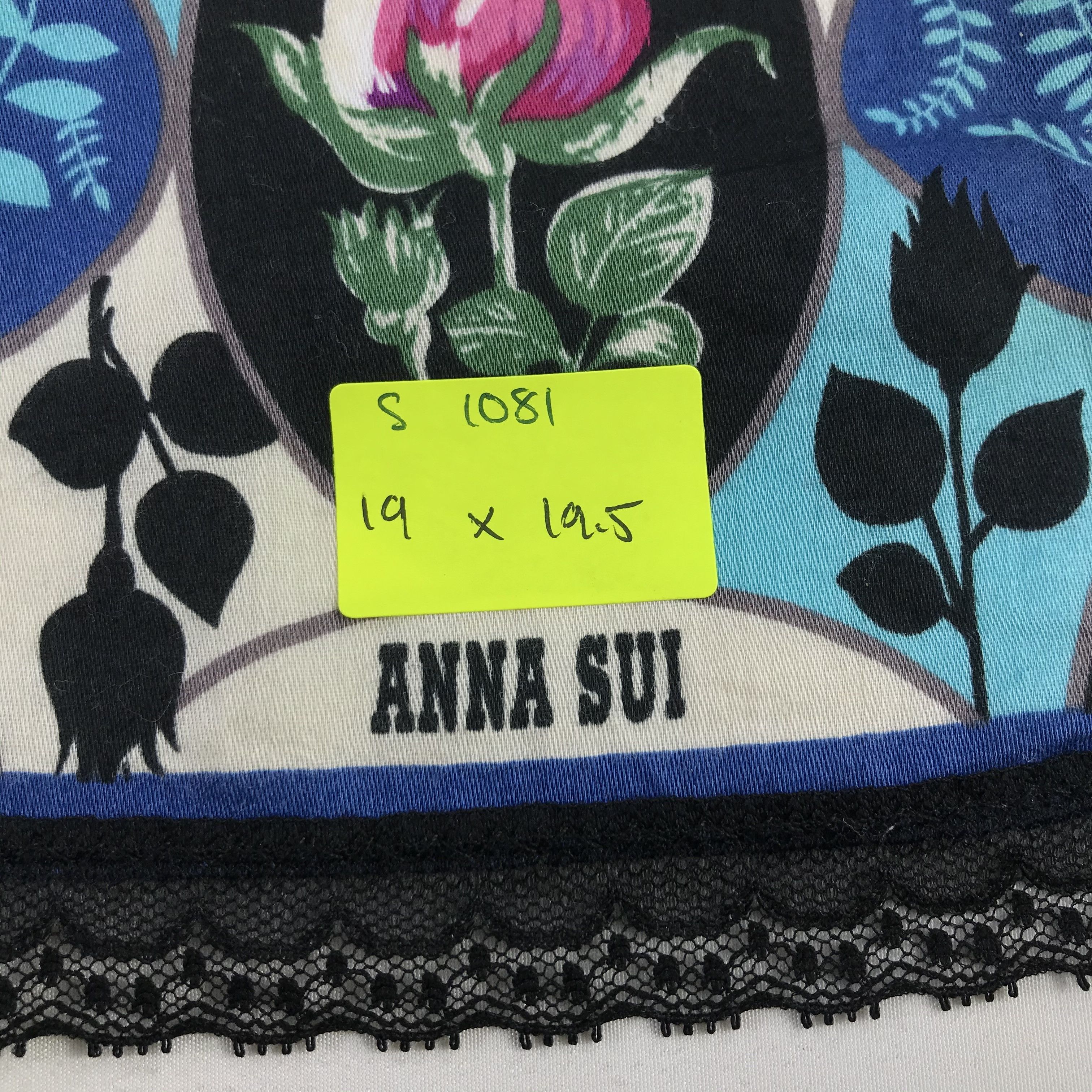 Anna Sui × Vintage Anna Sui Bandana / Handkerchief / Neckerchief - S1081 Size ONE SIZE - 5 Thumbnail