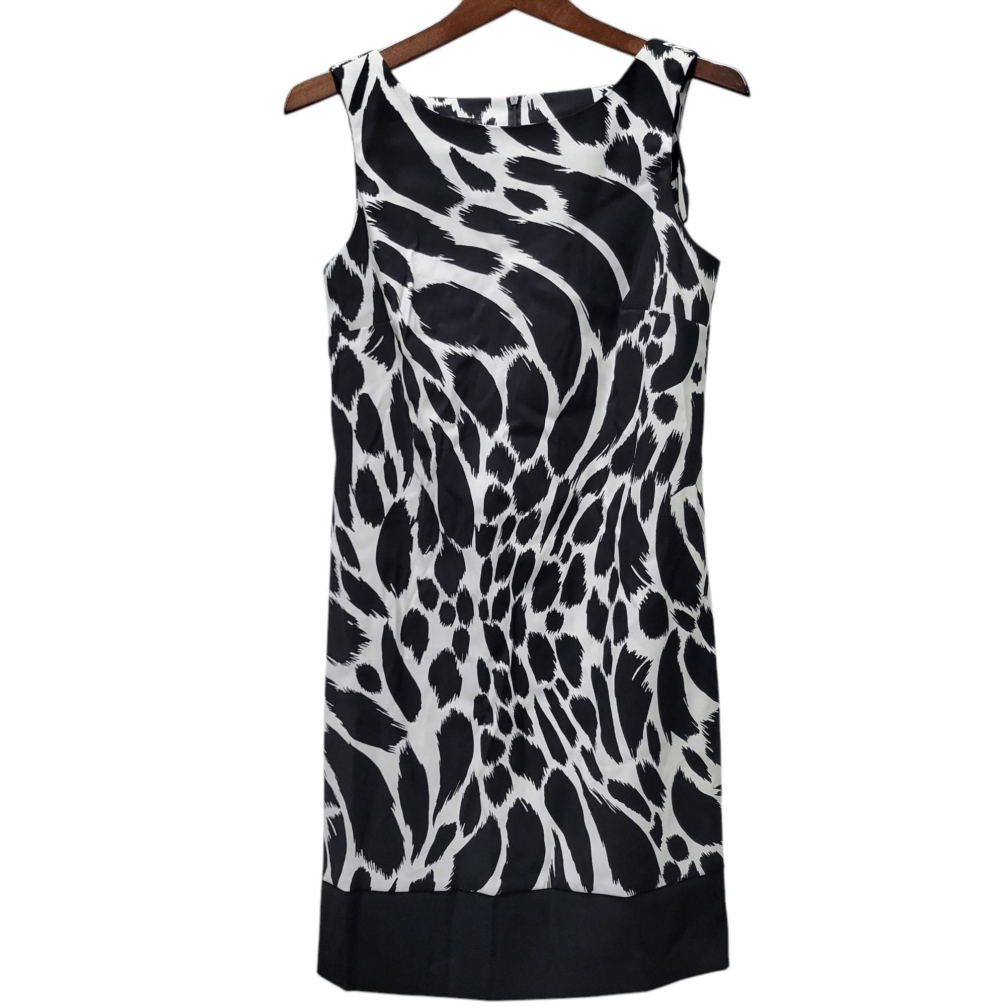 Other AB Studio Dress Women’s Size 6 Black White Sheath NWT $48 Size M / US 6-8 / IT 42-44 - 2 Thumbnail