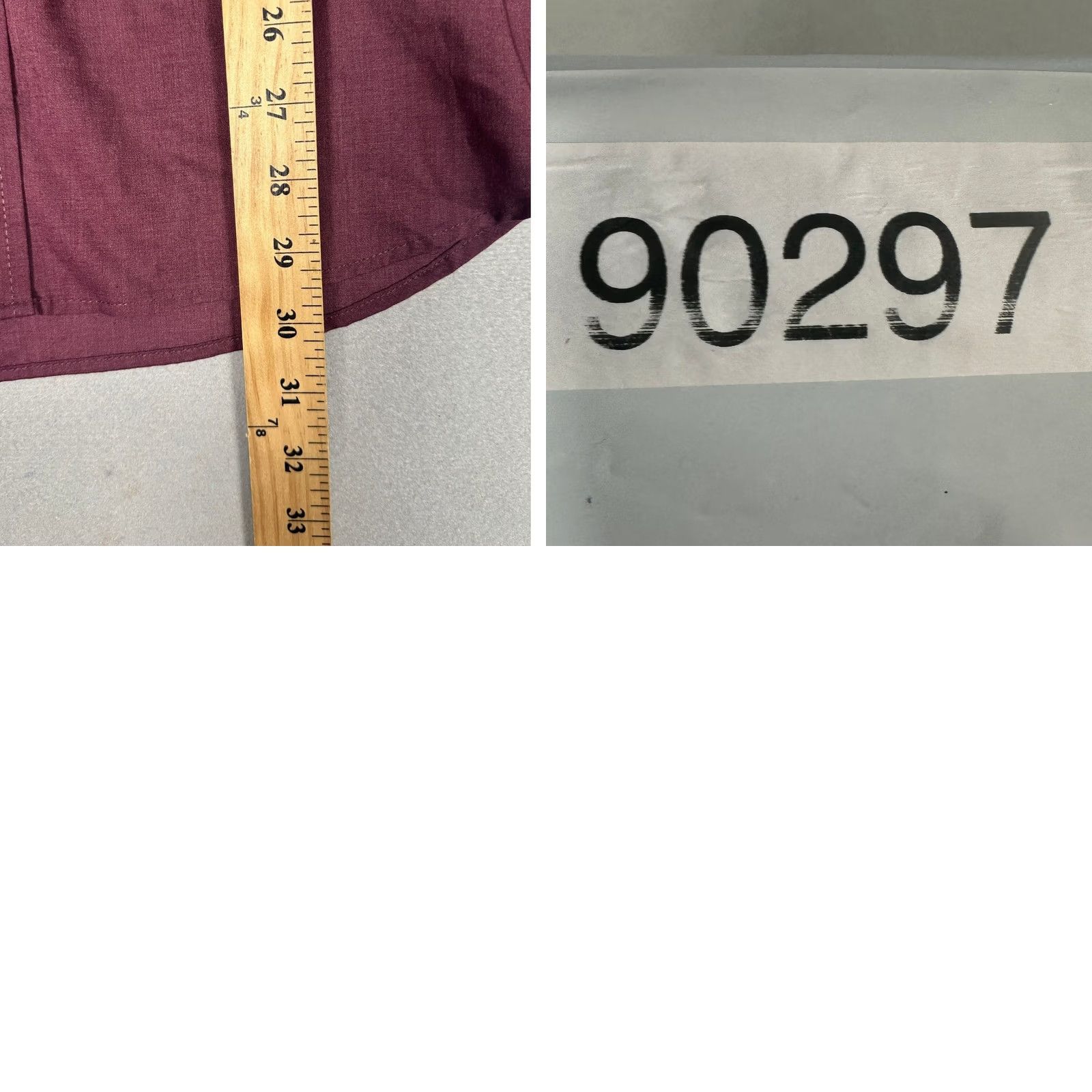 Old Navy Old Navy Shirt Mens Large Maroon Slim Fit Button Down Long Sleeve Casual Size US L / EU 52-54 / 3 - 8 Thumbnail