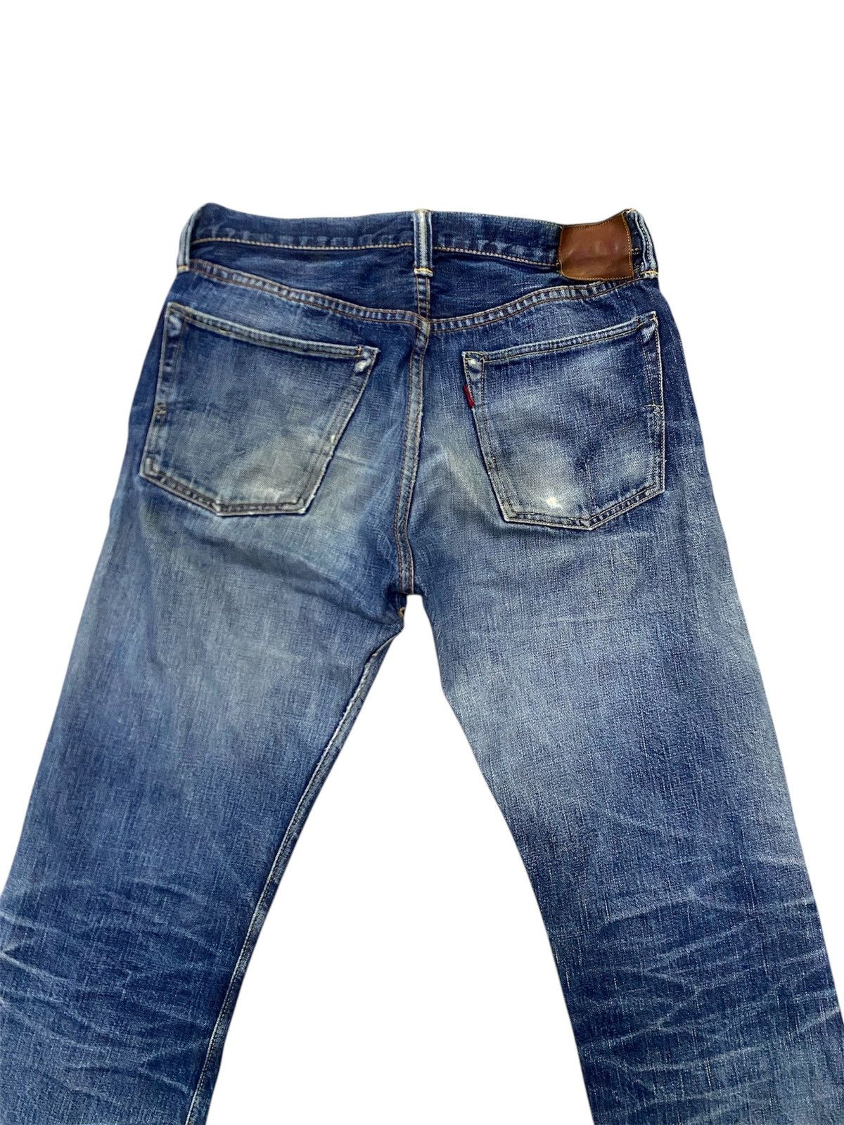 Full Count & Co. JAPAN BRAND FULL COUNT RIPPED DENIM SELVEDGE UNISEX Size US 30 / EU 46 - 4 Thumbnail