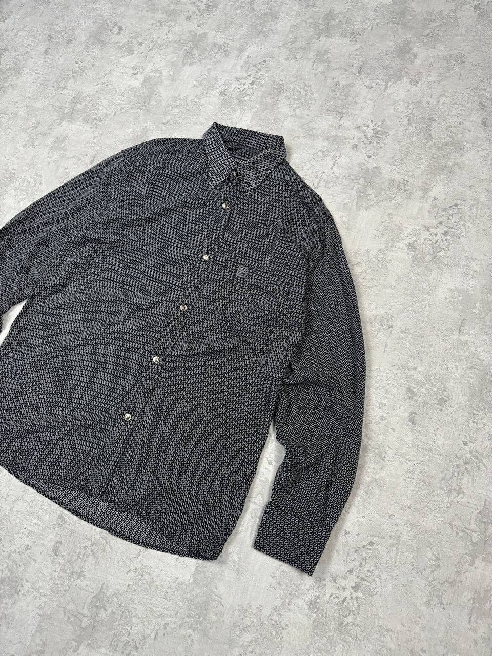 Versace Vintage Versace Jeans Couture Gray Geometric 3D Shirt Size US M / EU 48-50 / 2 - 3 Thumbnail