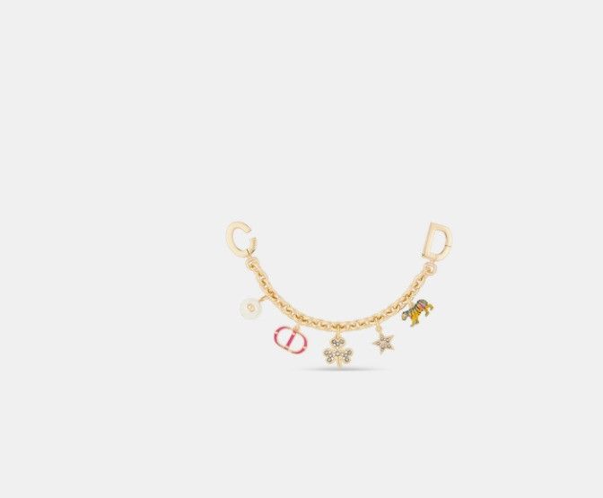 Dior o1w1db10425 V1097WO Size: OS / CD Lock Bag Jewelry in Gold Size ONE SIZE - 1 Thumbnail