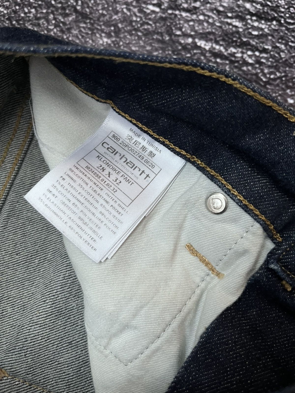 Carhartt Carhartt Klondike Pants Denim Logo 28/32 Size US 28 / EU 44 - 7 Thumbnail