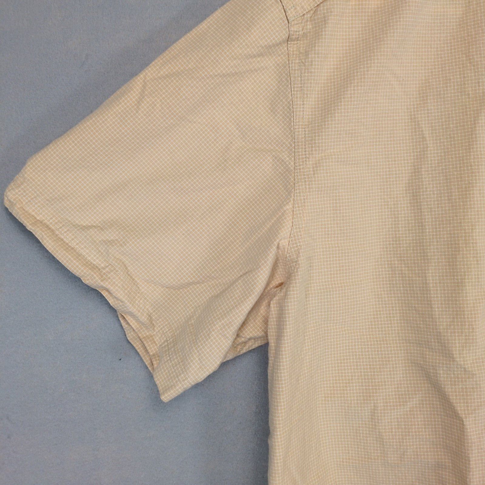 Columbia Columbia Men's XL Orange Grid Short Sleeve Button Down Shirt Size US XL / EU 56 / 4 - 5 Thumbnail