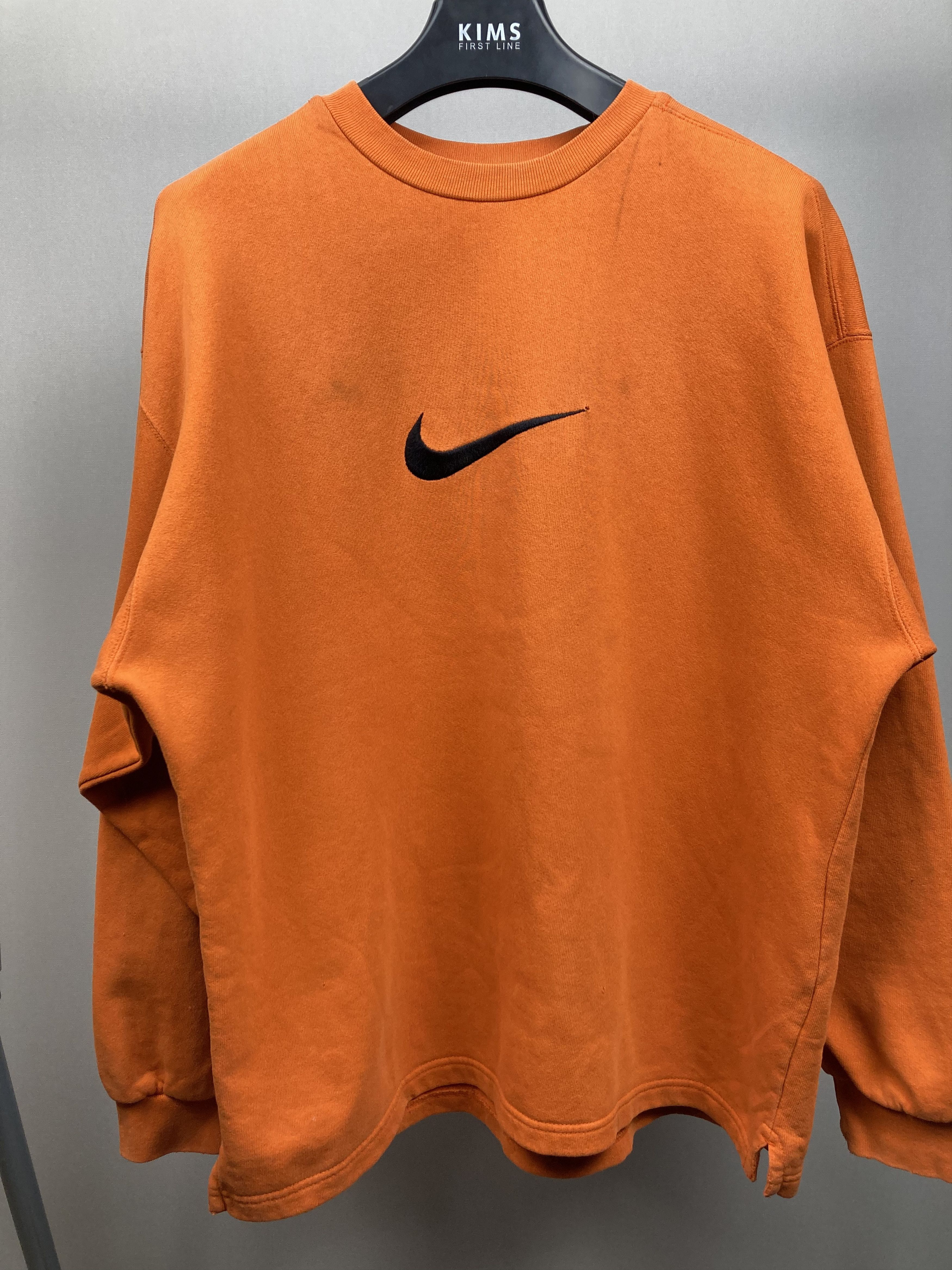 Nike 1990's USA Vintage Nike Big Embroidered Logo Crewneck Size US L / EU 52-54 / 3 - 2 Thumbnail