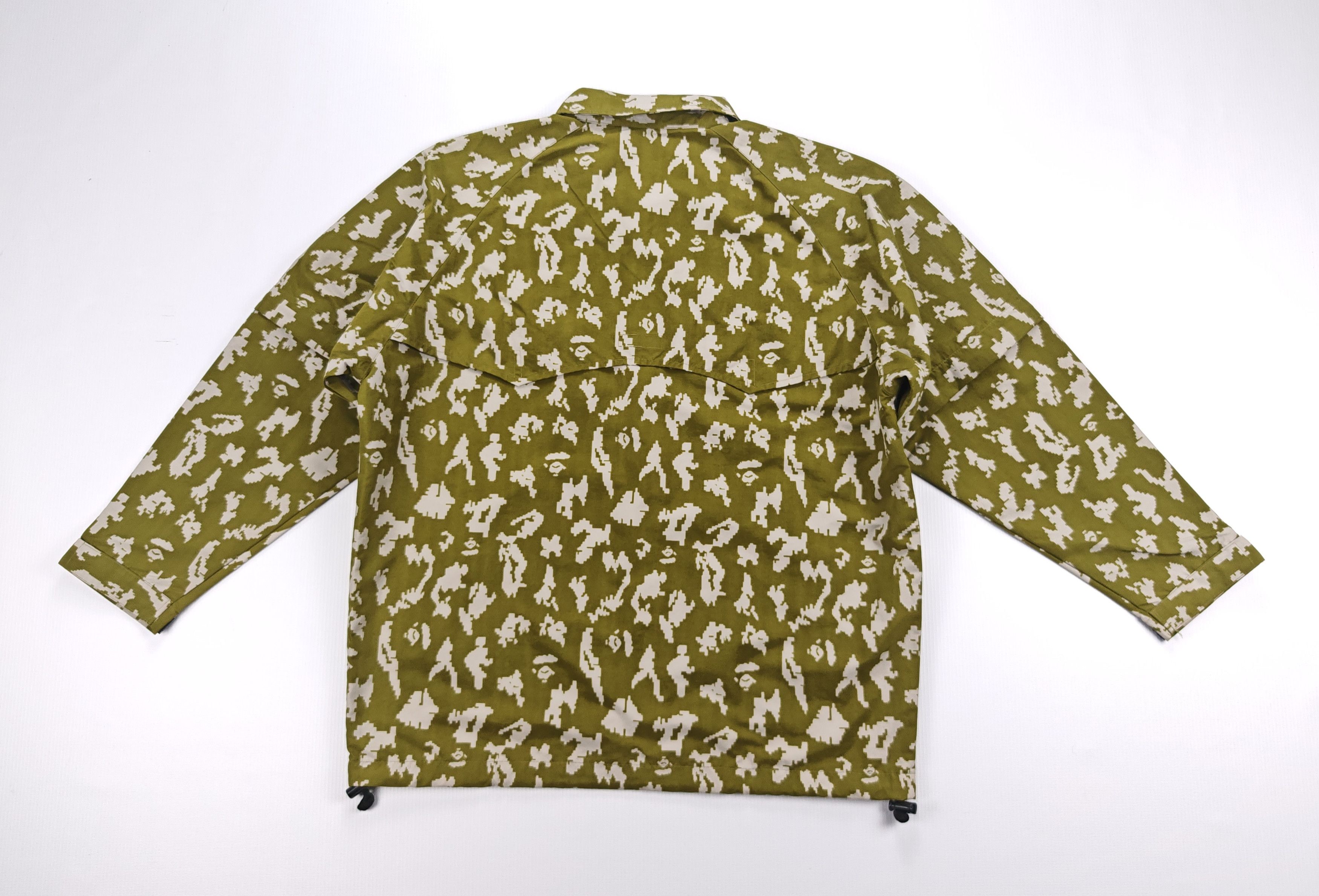 Bape × Vintage Vintage A BATHING APE BAPE Digital Camo Coach Jacket Size US M / EU 48-50 / 2 - 3 Thumbnail