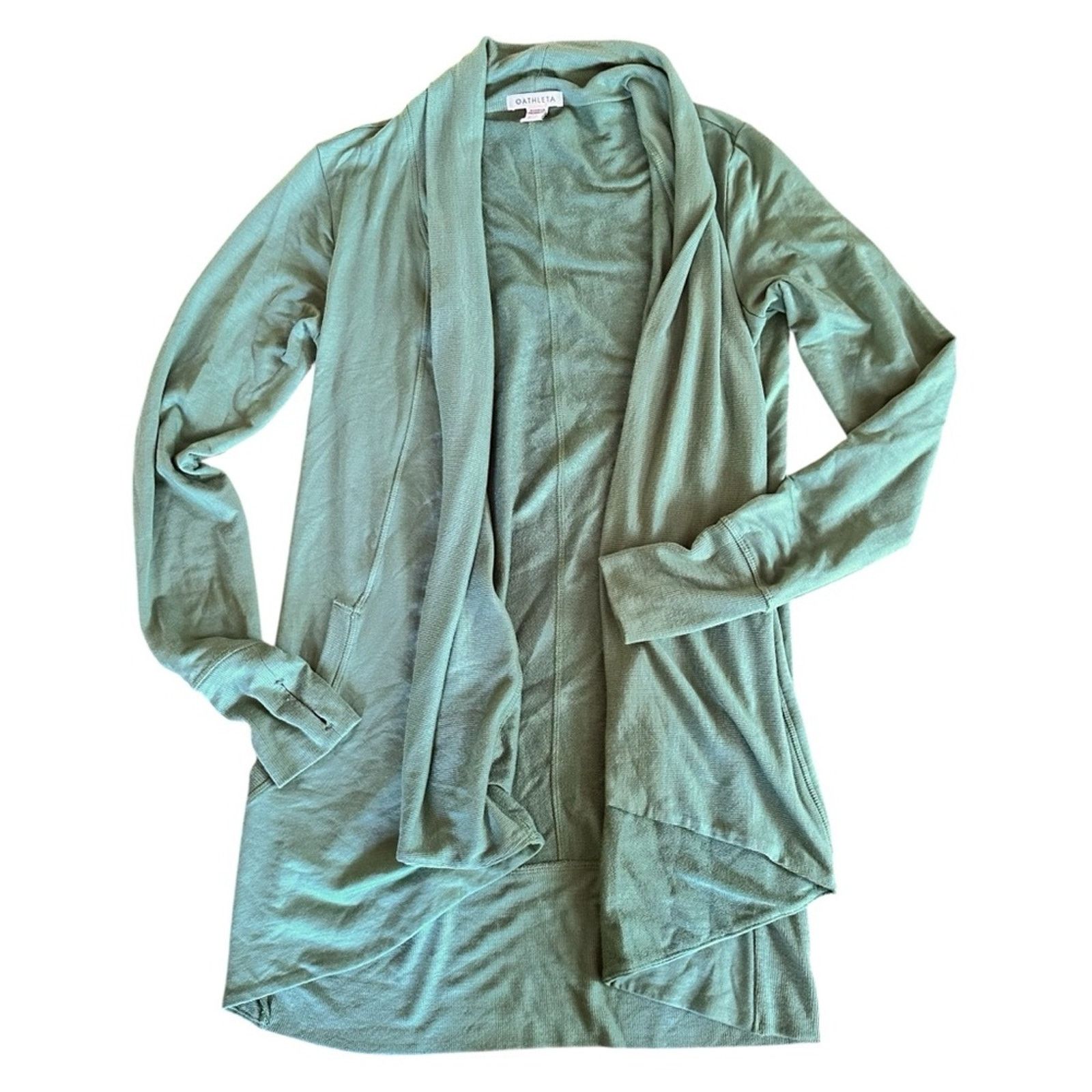 Athleta Athleta Pranayama Restore Wrap Cardigan – Green – Size M Size M / US 6-8 / IT 42-44 - 8 Thumbnail