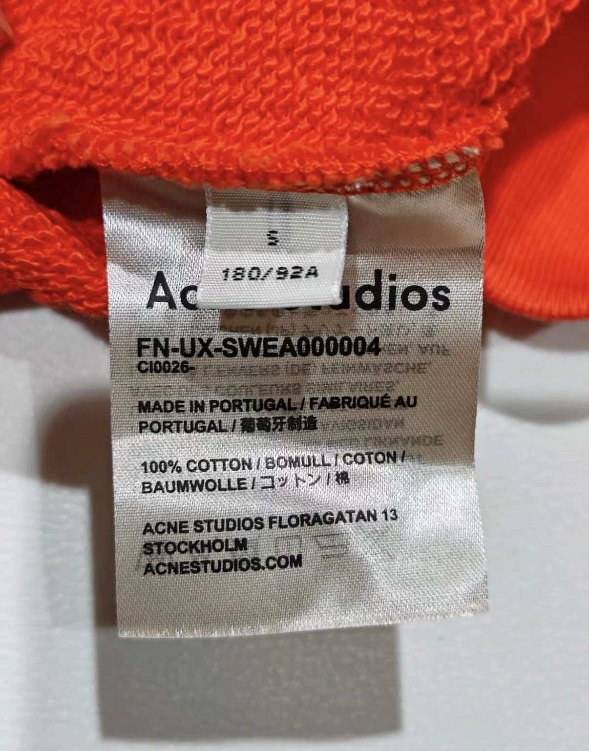 Acne Studios Acne Studios Embroidered Sweatshirt J42 Size US S / EU 44-46 / 1 - 6 Thumbnail