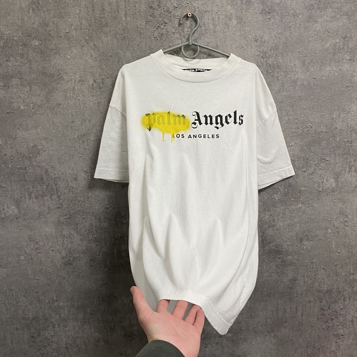 Palm Angels Palm Angels Los Angeles Sprayed Logo T-Shirt Size US L / EU 52-54 / 3 - 2 Thumbnail