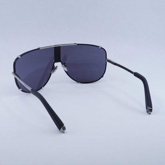 🕶️ New Philipp Plein SPP075M 0K07 Sunglasses - Silver Frame