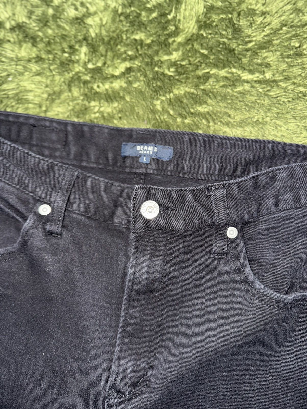 Beams Japan [L] BEAMS Heart Japan Washed Cotton Pants Black Size US 32 / EU 48 - 3 Thumbnail