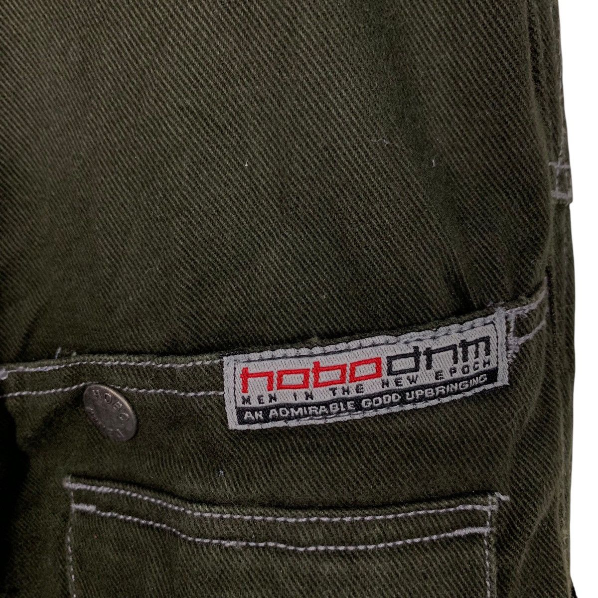 Hobo HOBO DNM Dark Green Cargo Pants W36 #1923-C84 Size US 36 / EU 52 - 14 Thumbnail