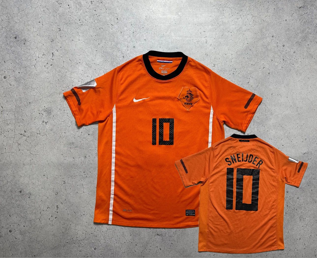 Nike Netherlands Team Sneijder #10 Vintage Soccer Jersey