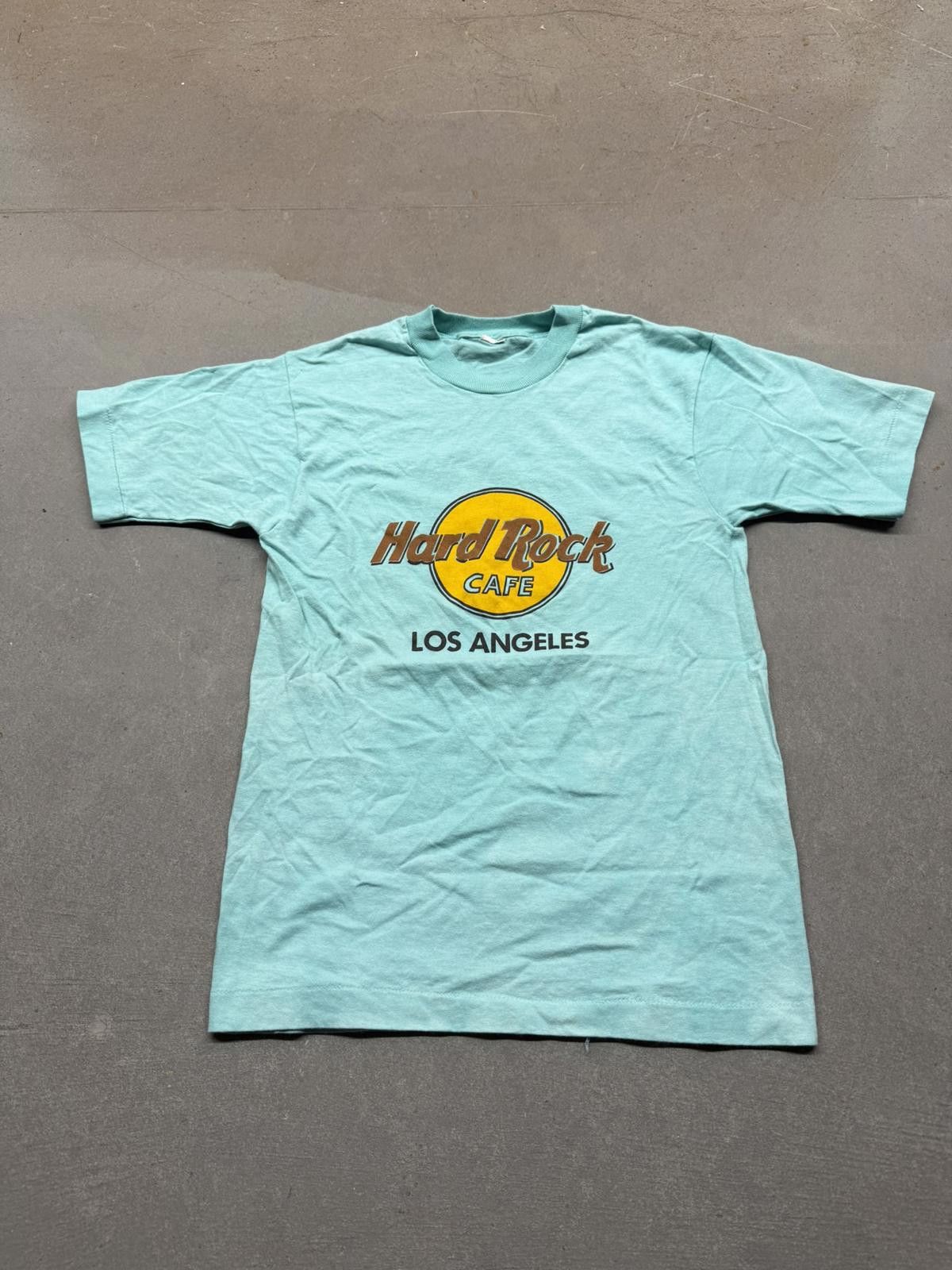 Hard Rock Cafe 1980s Faded Hard Rock Cafe Los Angeles Single Stitch T-Shirt Size US S / EU 44-46 / 1 - 5 Thumbnail