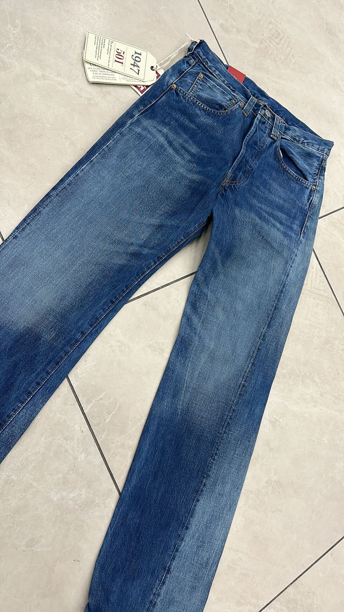 Levi's Vintage Clothing LVC Levi's Vintage Clothing 1947 501XX BigE Selvedge Jeans Size US 28 / EU 44 - 8 Thumbnail