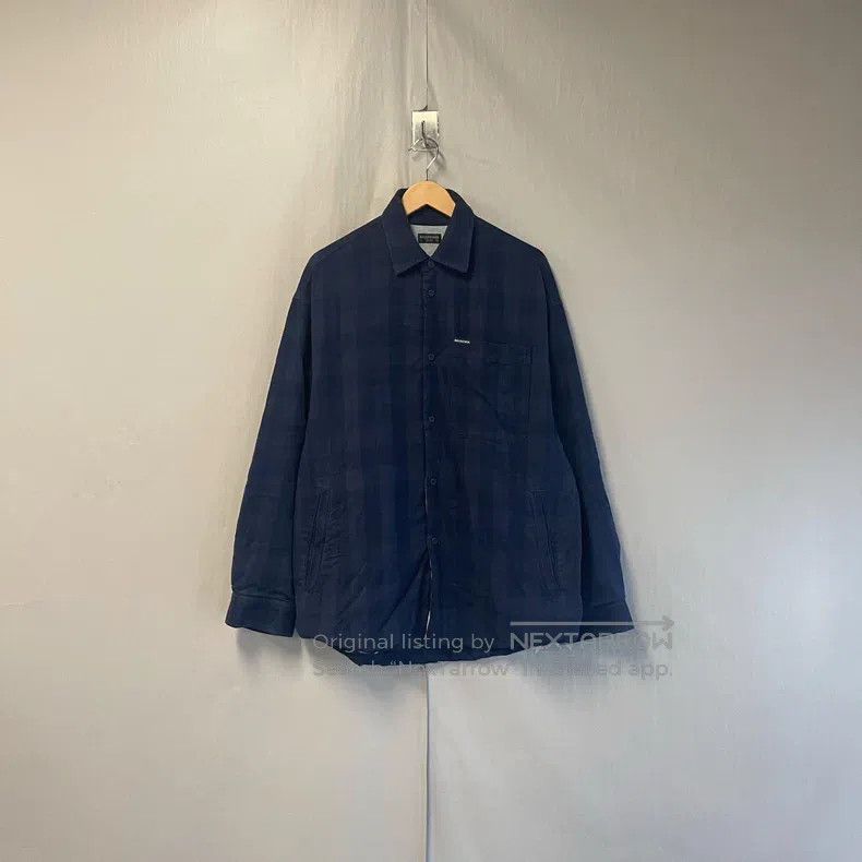 Other Balenciaga Chest logo checkered button-up jacket coat Size US S / EU 44-46 / 1 - 1 Thumbnail