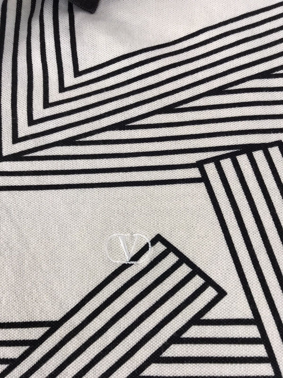 Valentino Valentino Swimwear Made In Italy Longsleeve Polo Printed Size US L / EU 52-54 / 3 - 5 Thumbnail