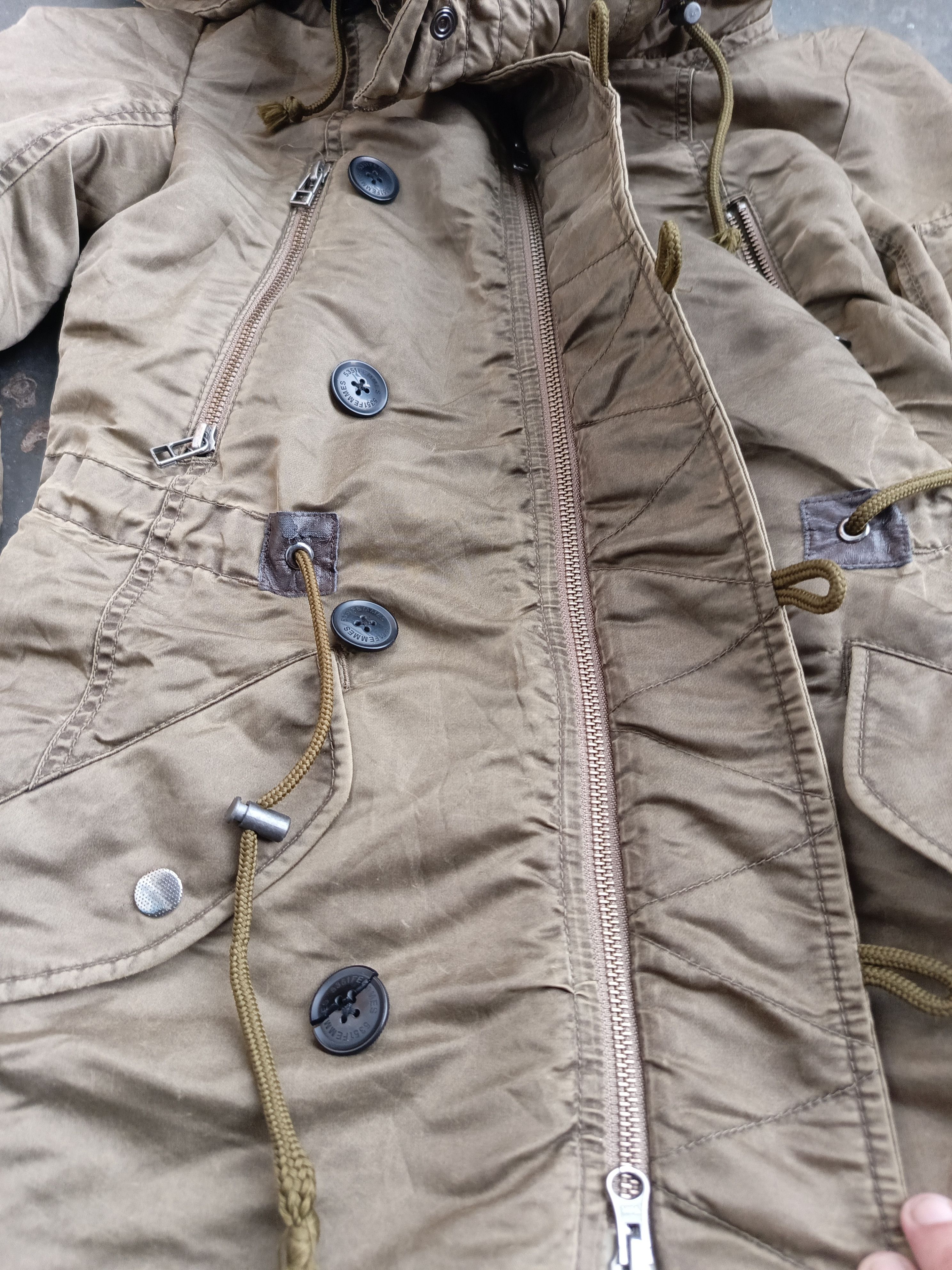 5351 POUR LES HOMMES 5351 Pour Les Hommes Long Coat Size M / US 6-8 / IT 42-44 - 5 Thumbnail