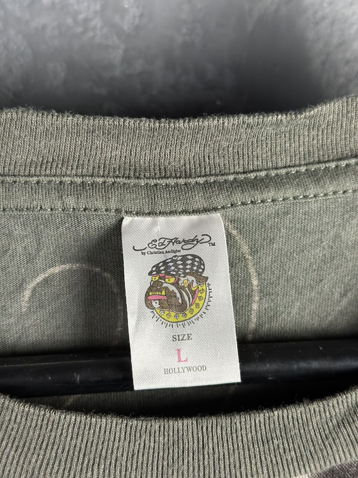 Christian Audigier × Ed Hardy Vintage Ed Hardy by Christian Audigier Tee Shirt Made in USA Size US L / EU 52-54 / 3 - 7 Thumbnail