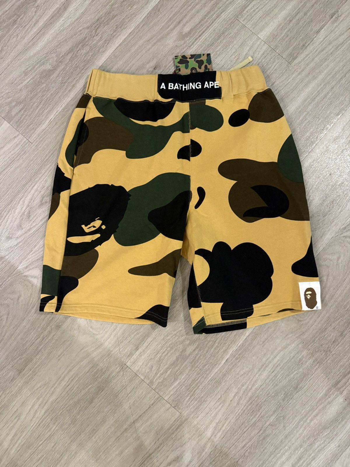Bape Bape yellow first camo shorts Size US 34 / EU 50 - 1 Thumbnail