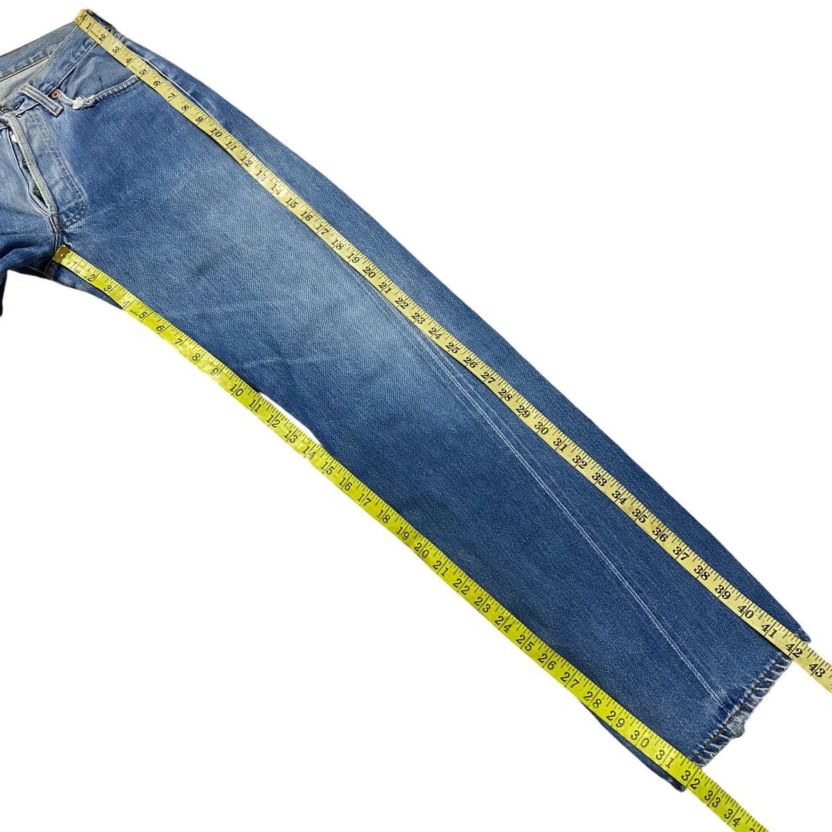 Levi's Vintage 90s Levis 501 Big E Selvedge Jeans Size US 28 / EU 44 - 24 Thumbnail