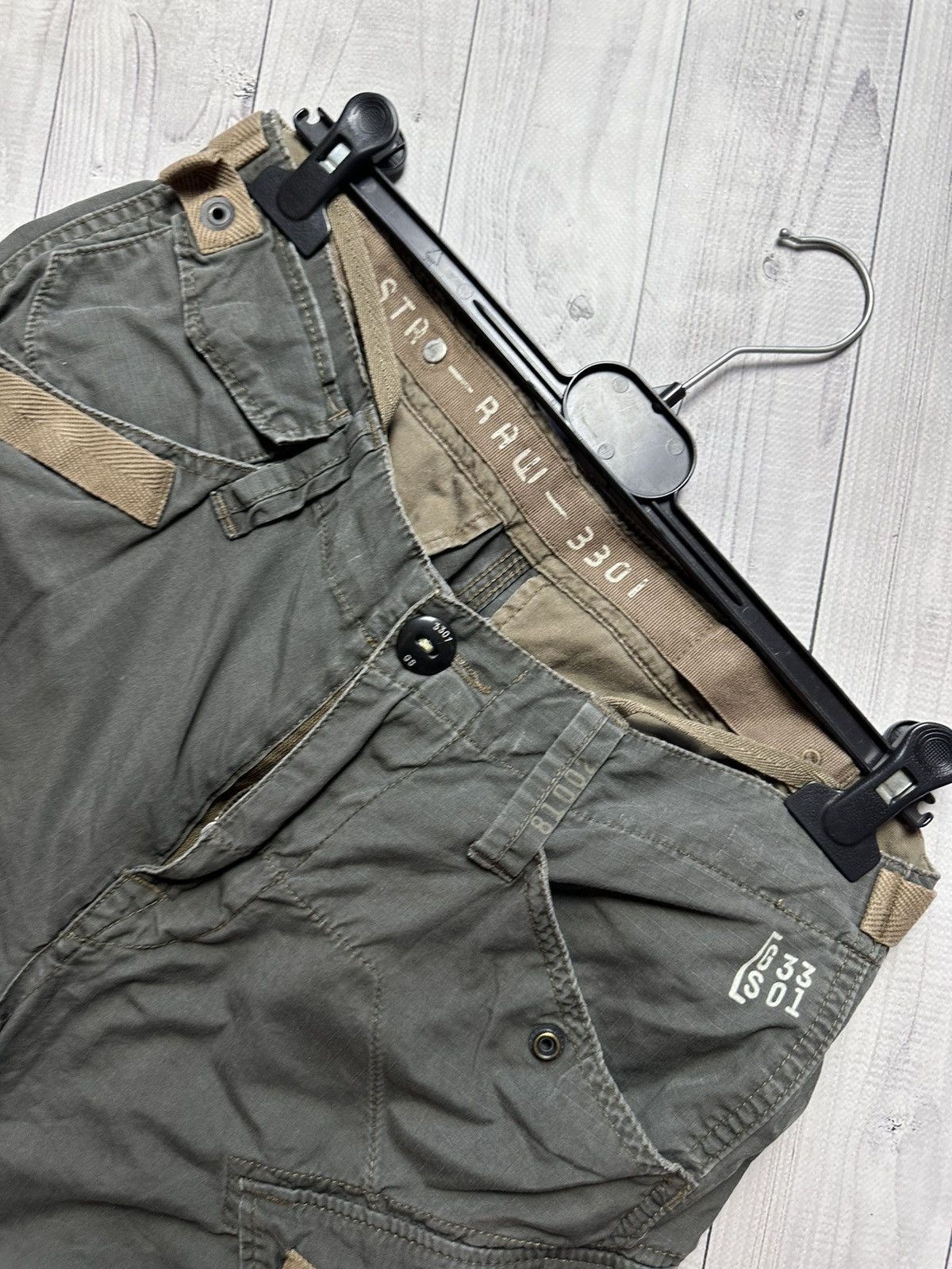 G-Star × Vintage Vintage Raw G Star cargo shorts size 32 rare pocket drill Size US 32 / EU 48 - 5 Thumbnail