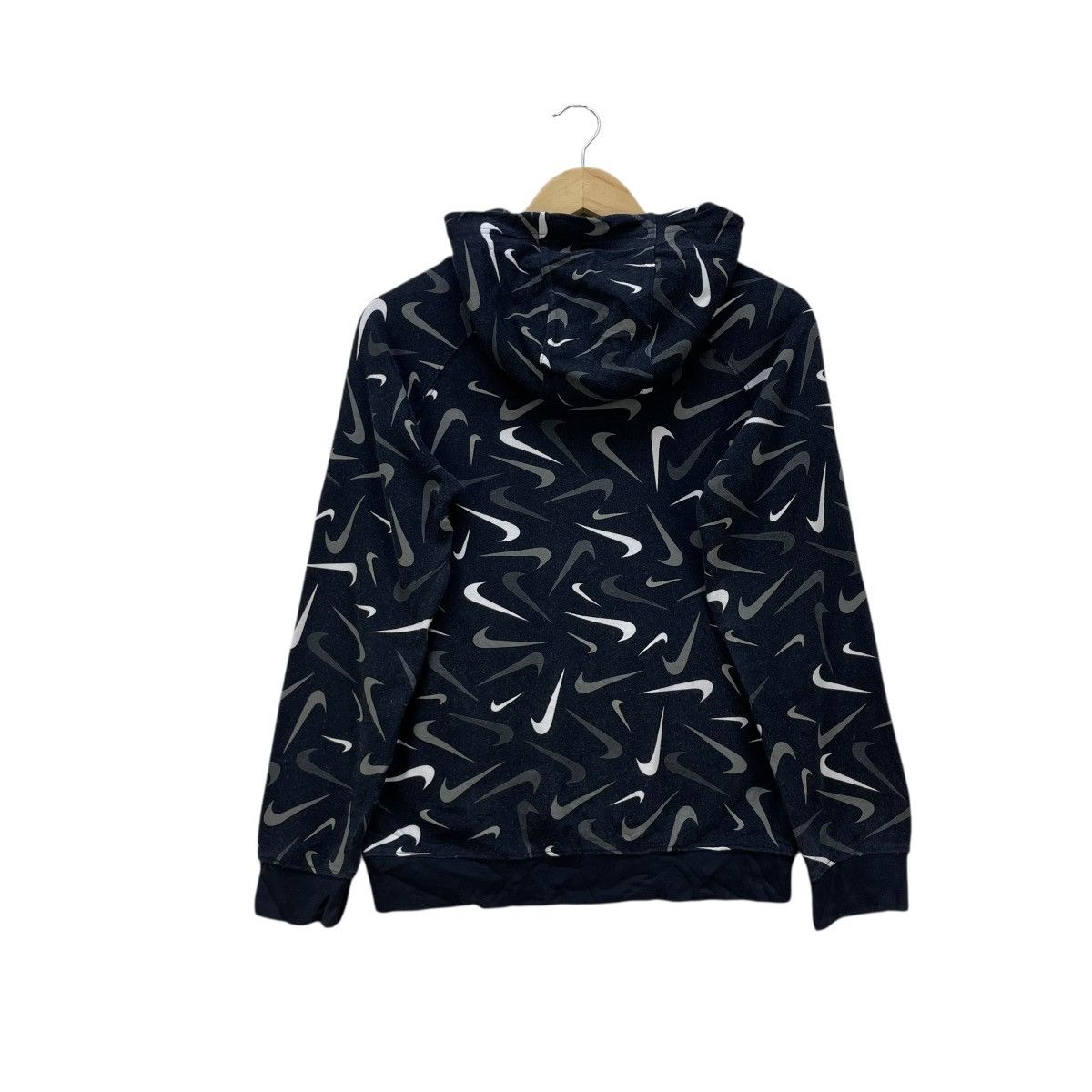 Nike 💥Nike Swoosh Fullprint Style Anorak Pullover Hooded Size M / US 6-8 / IT 42-44 - 2 Thumbnail