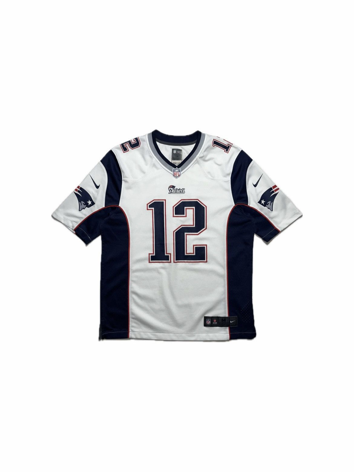 NFL Nike Brady #12 New England Patriots Jersey NFL RARE Size US M / EU 48-50 / 2 - 2 Thumbnail