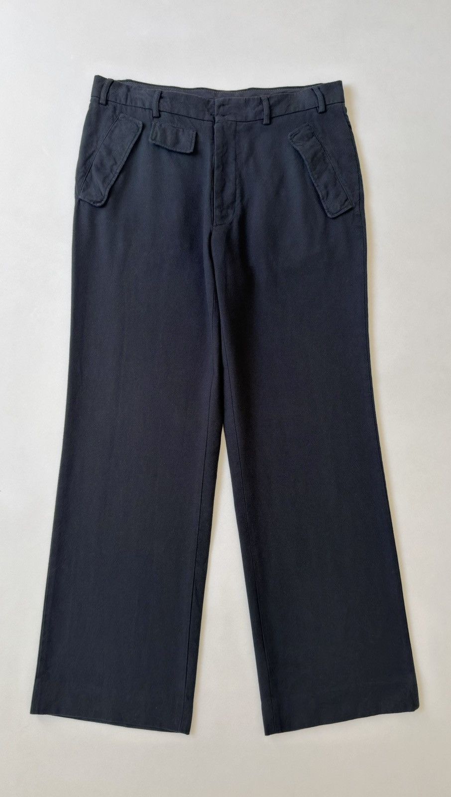 Maison Margiela S/S 04 Black Cotton ‘Utility Pants’ Size US 36 / EU 52 - 1 Thumbnail