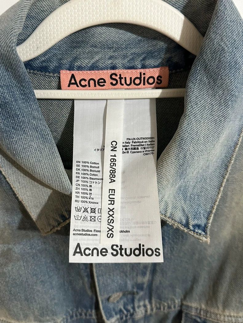 Acne Studios acne studios Mud-dyed aged denim jacket Size US XS / EU 42 / 0 - 8 Thumbnail