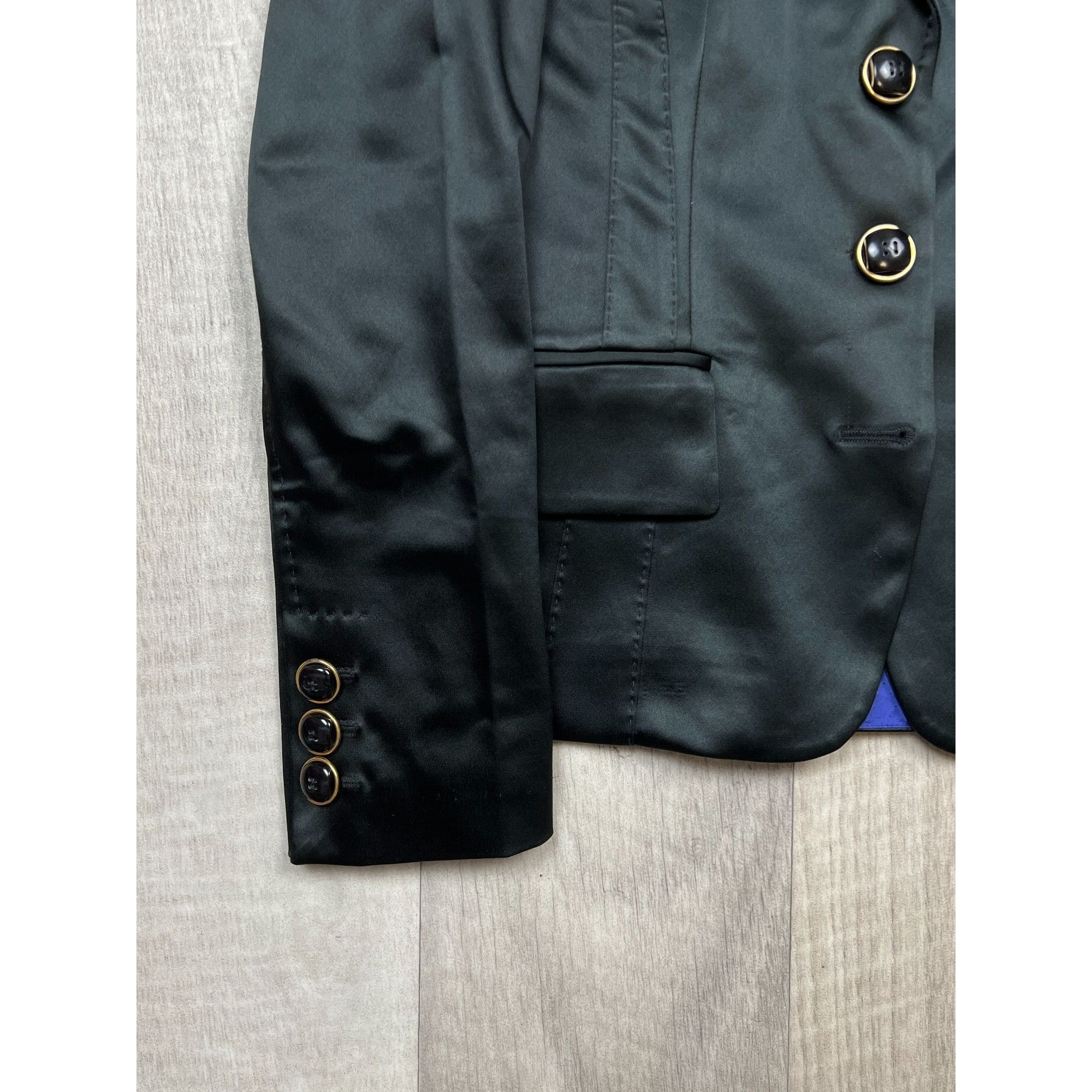 Dolce & Gabbana Dolce & Gabbana Satin Blazer (Y0156) Size S / US 4 / IT 40 - 2 Thumbnail