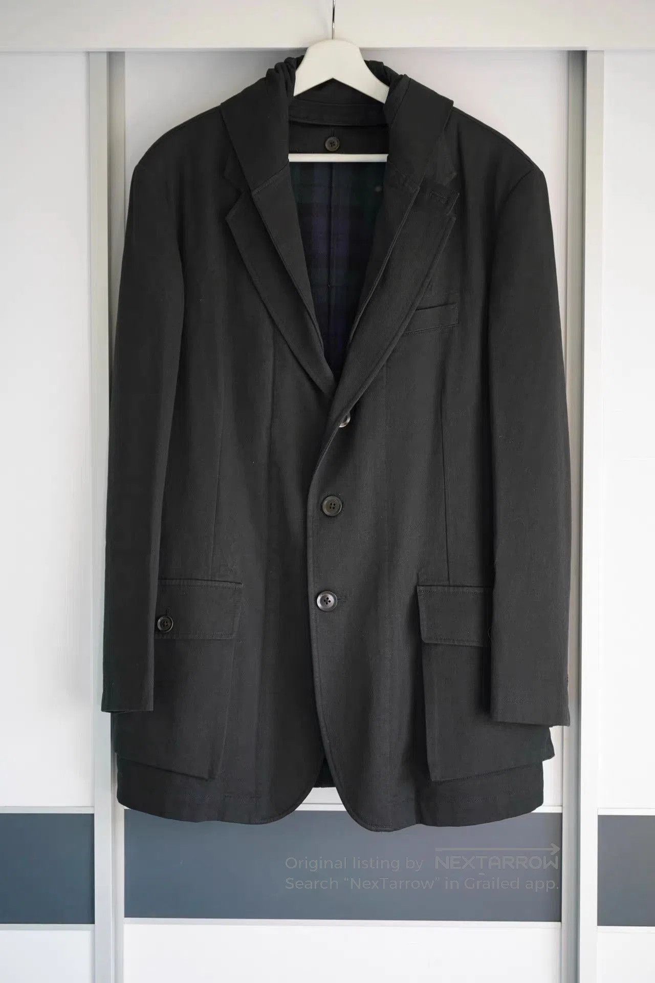 Yohji Yamamoto Black Single. Size US L / EU 52-54 / 3 - 1 Thumbnail