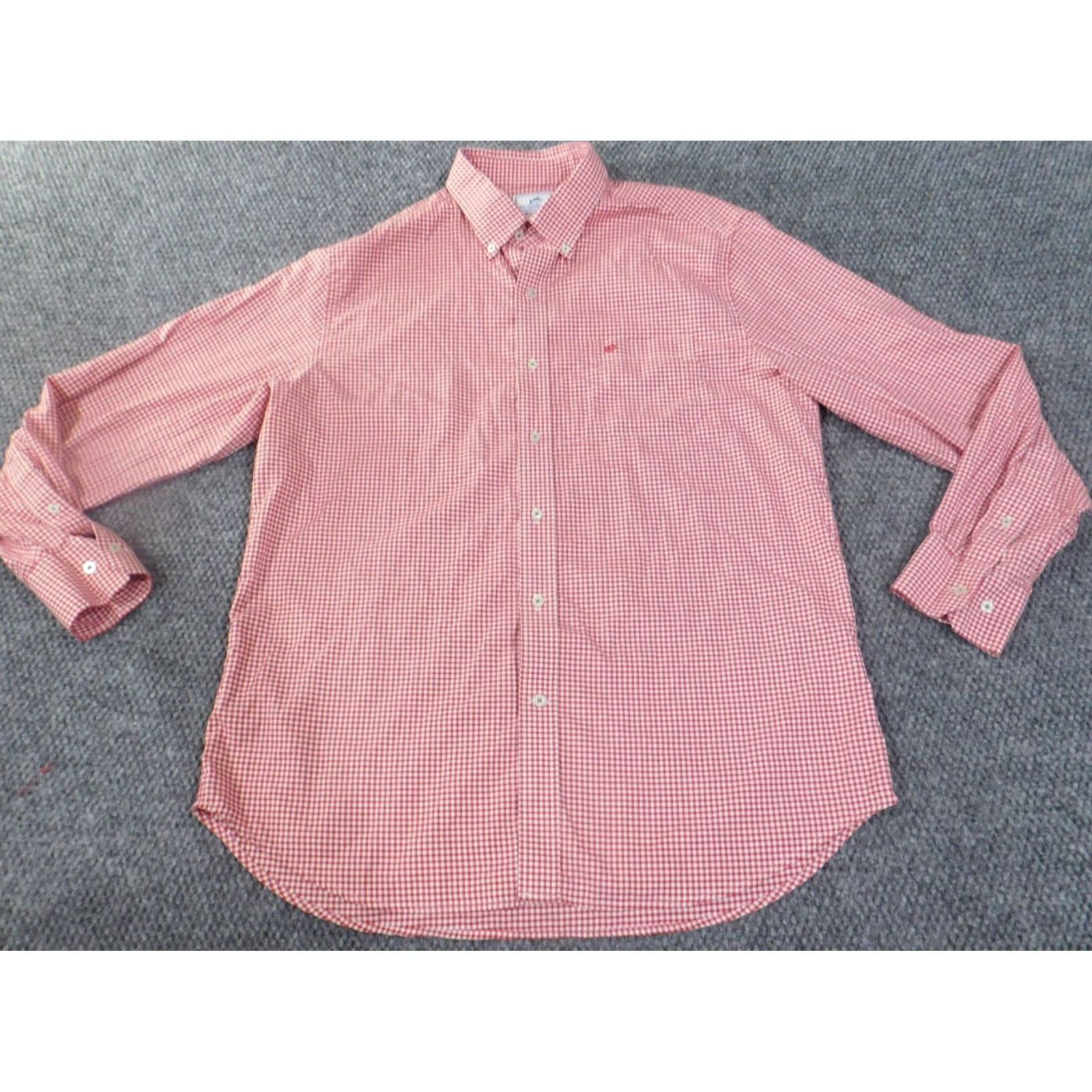Southern Tide Southern Tide Shirt L Red Plaid Button-Up Mens Casual Logo Stretch Size US L / EU 52-54 / 3 - 3 Thumbnail