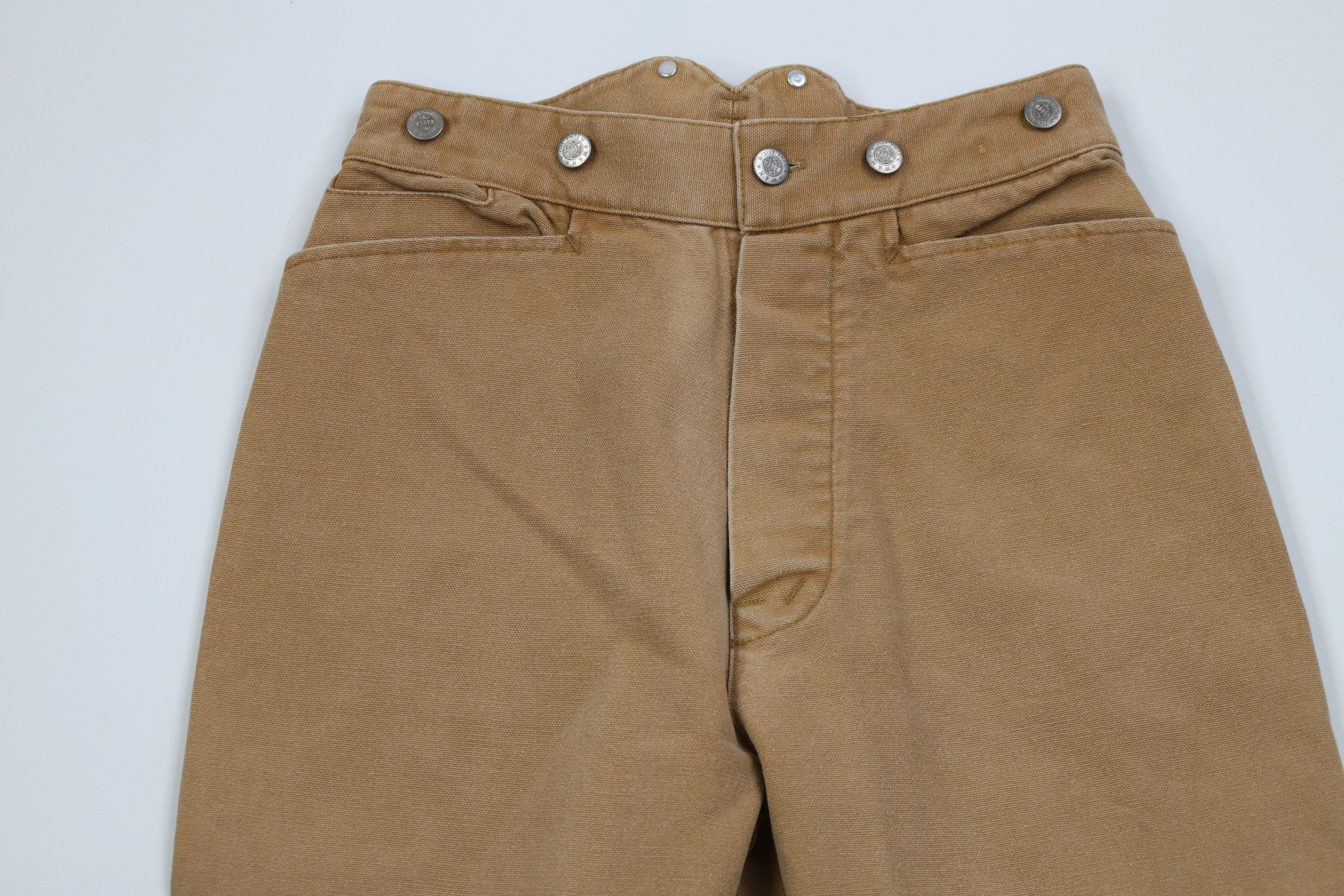 Vintage Vintage 90s Rockabilly Buckle Back Pants Button Fly USA Size 34" / US 12 / IT 48 - 2 Thumbnail