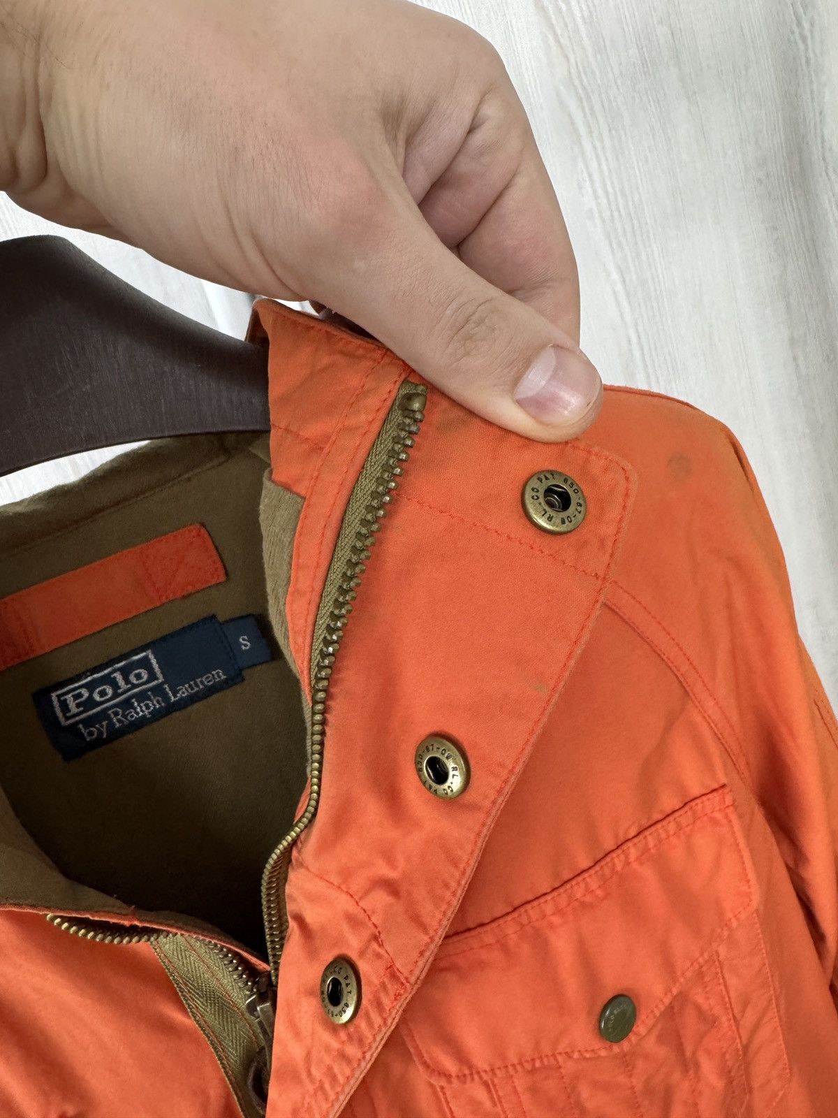 Polo Ralph Lauren Polo Ralph Lauren vintage orange dirty style talon jacket Size US S / EU 44-46 / 1 - 13 Thumbnail