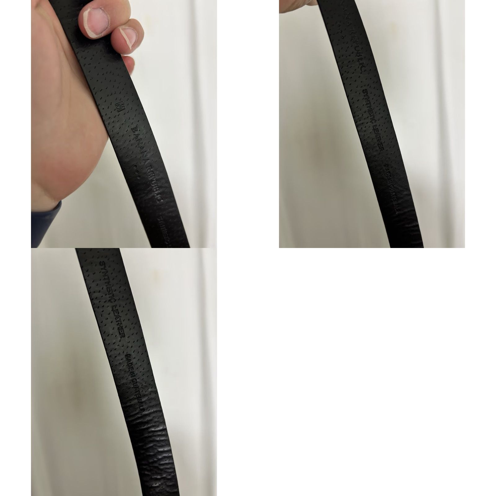 Banana Republic VINTAGE Banana Republic Womens Belt Black Medium Leather Waist Belt 35” Womens Size ONE SIZE - 8 Thumbnail