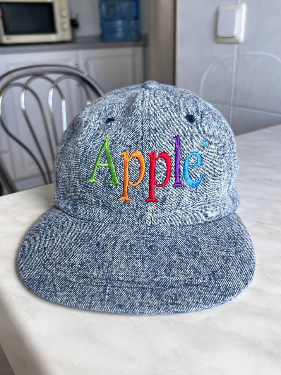 Apple × Vintage Vintage Apple promo cap hat 90s rainbow logo | Grailed