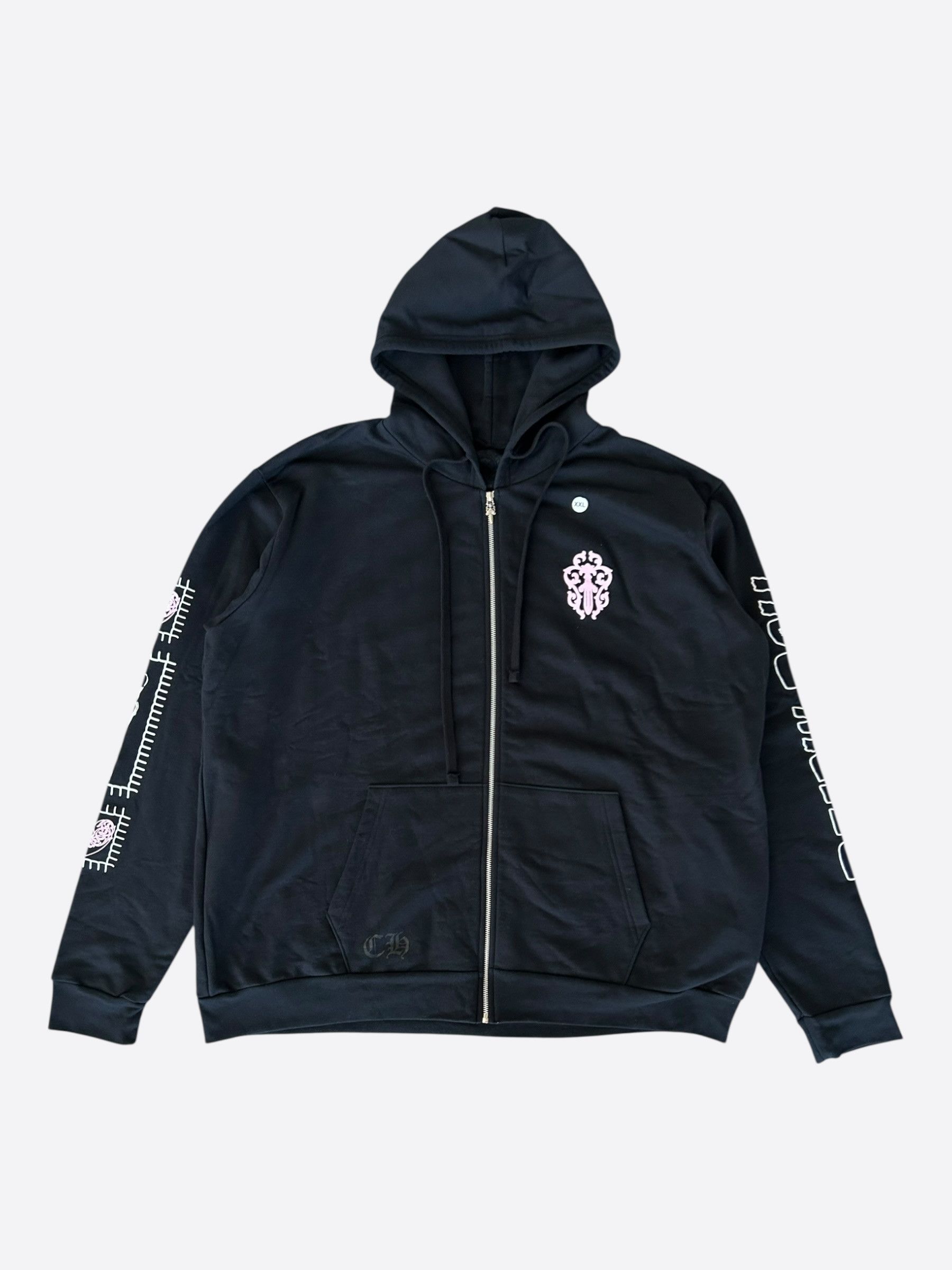 Chrome Hearts Chrome Hearts Black, White & Pink Deadly Doll Zip Up Hoodie Size US XXL / EU 58 / 5 - 1 Thumbnail