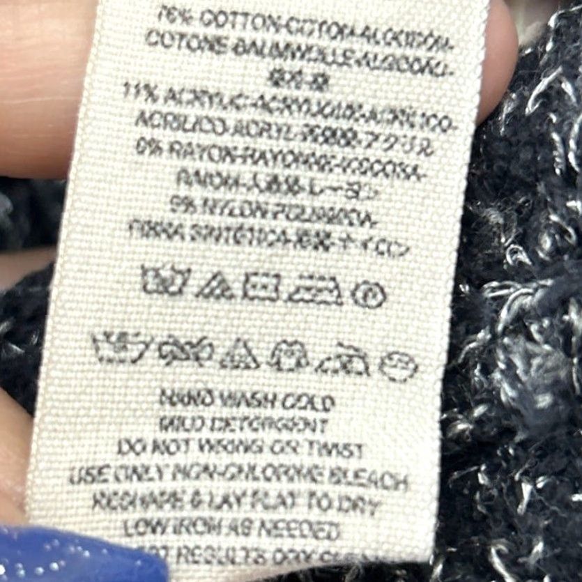 Free People Free People Womens Sweater Black Slouchy Pullover Knit Ribbed M Size M / US 6-8 / IT 42-44 - 7 Thumbnail