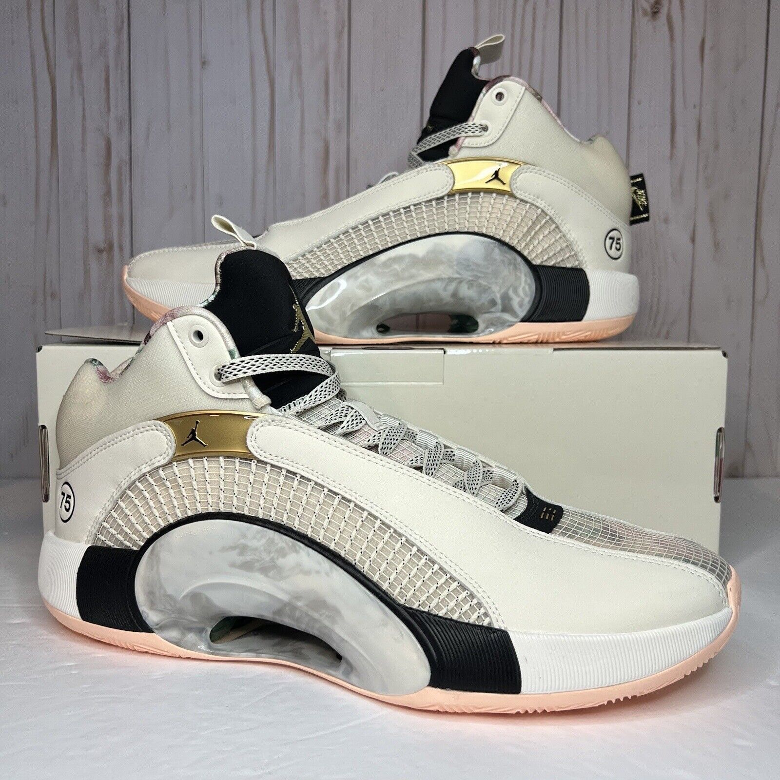 image of Nike Air Jordan 35 Xxxv Paris 0068/0102 Dd3668-100 Size 13 Shoes in Cream, Men's