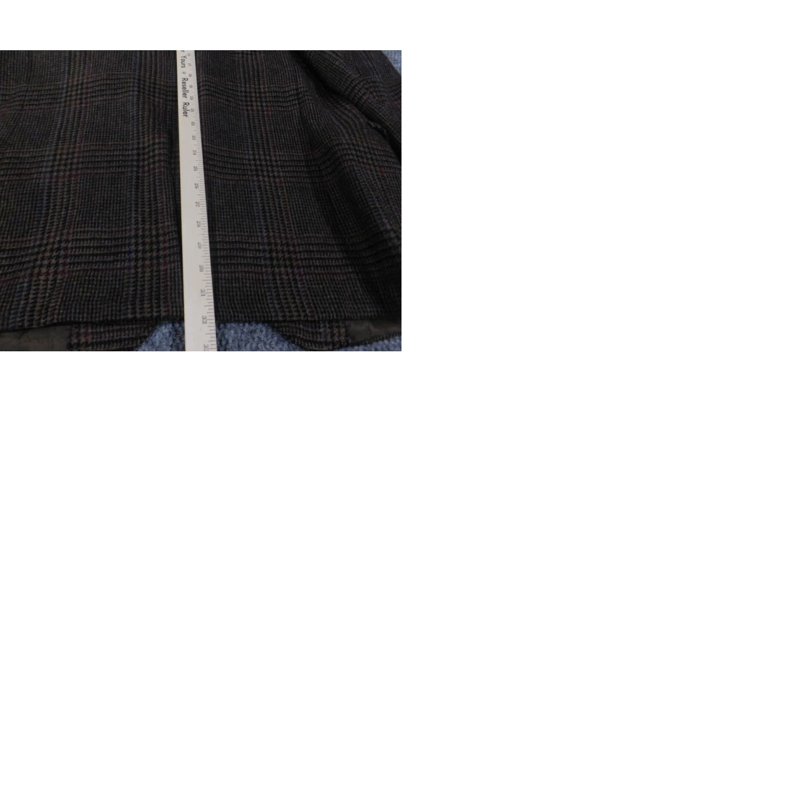 Vintage VINTAGE Kuppenheimer Blazer 46 Wool Tweed Mens Two-Button Single-Breasted Jacket Coat Size 46R - 9 Thumbnail