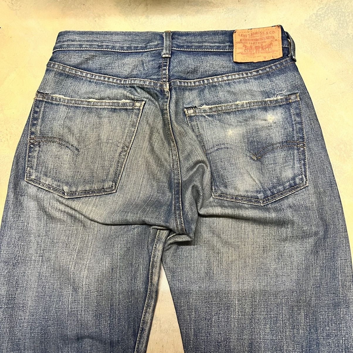 Levi's Vintage Levis Big E Lot 501 Selvedge Distressed Denim Jeans Size US 29 - 17 Thumbnail