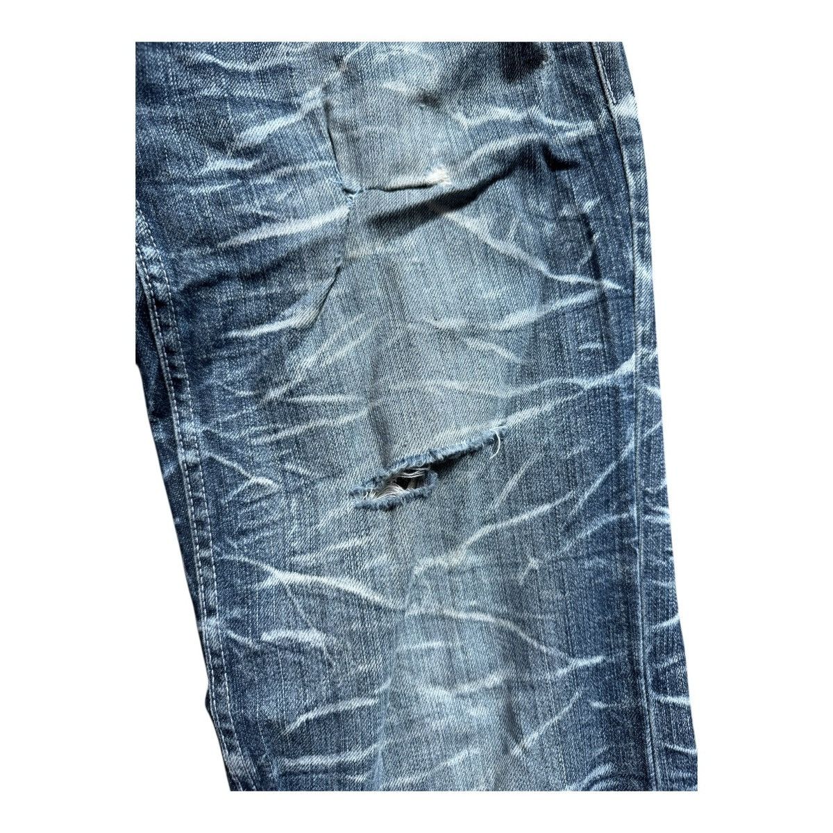 If Six Was Nine Nylaus Double Waist Denim Jeans Size US 30 / EU 46 - 5 Thumbnail