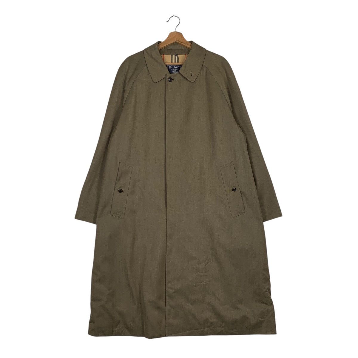 Burberry Vintage Burberrys Nova Check Trench Coat Size US M / EU 48-50 / 2 - 2 Thumbnail