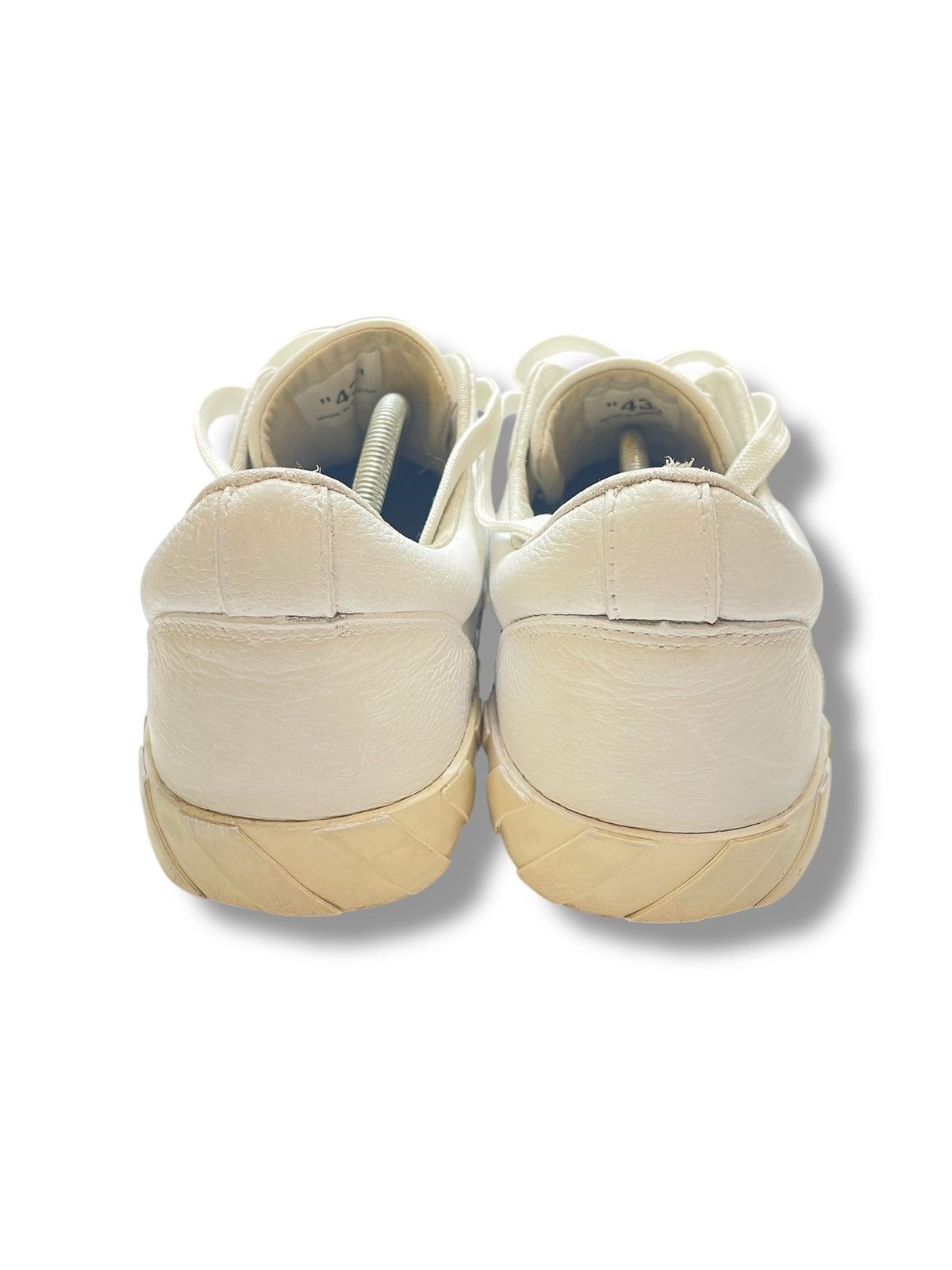 Off-White Off White Vulcanized White Leather Sneaker Size US 10 / EU 43 - 7 Thumbnail