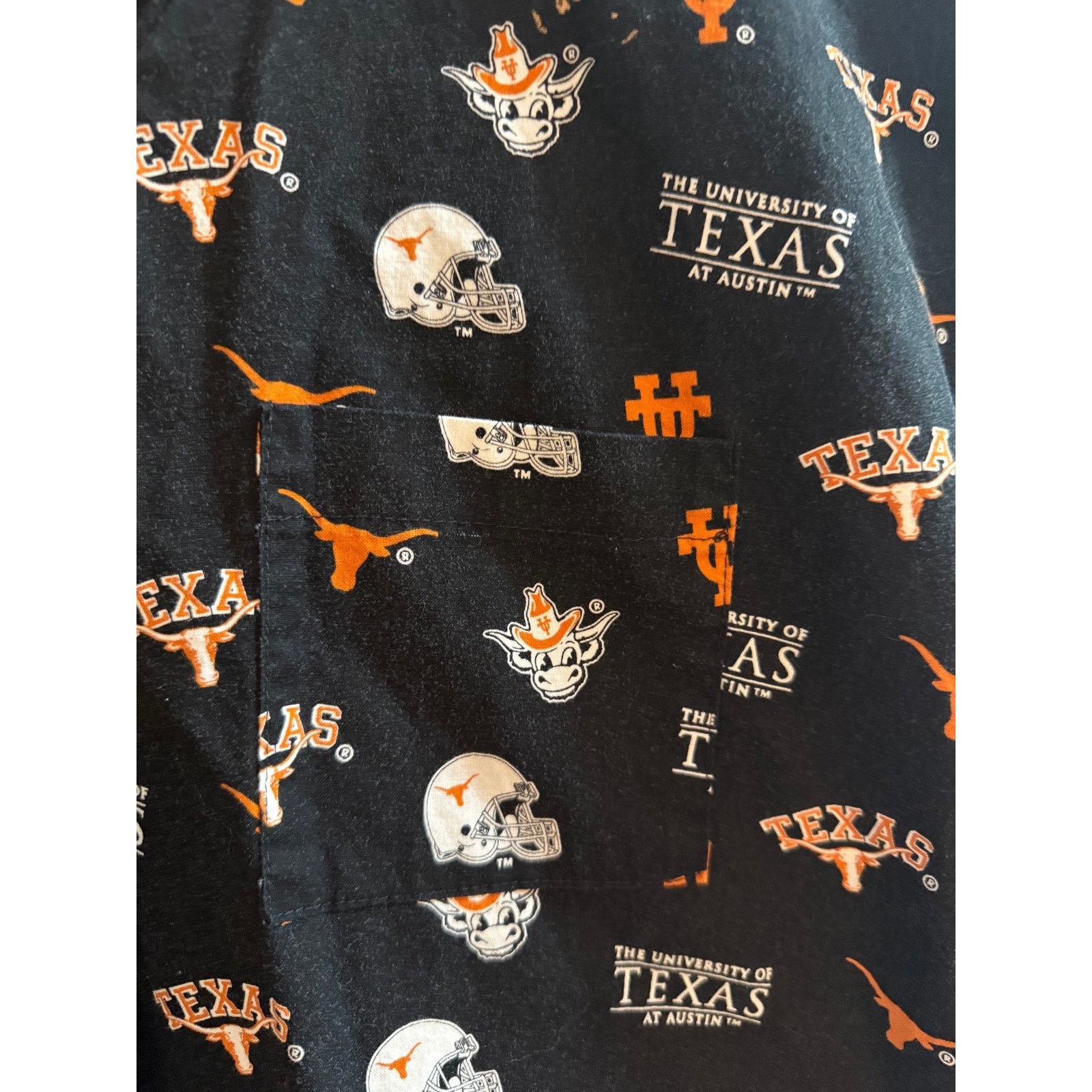 Other University of Texas Longhorns Scrub Top Size M / US 6-8 / IT 42-44 - 3 Thumbnail
